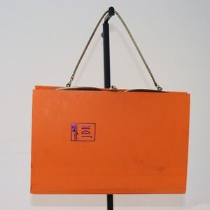 Millay Book Purse Womens OS Orange Salvation in Death J.D. Robb Vintage Upcycled